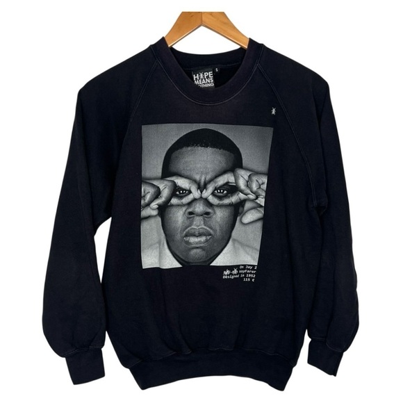 “Hype Means Nothing" Jay-S Lightweight Cotton Sweatshirt. Size Small. - Picture 2 of 12